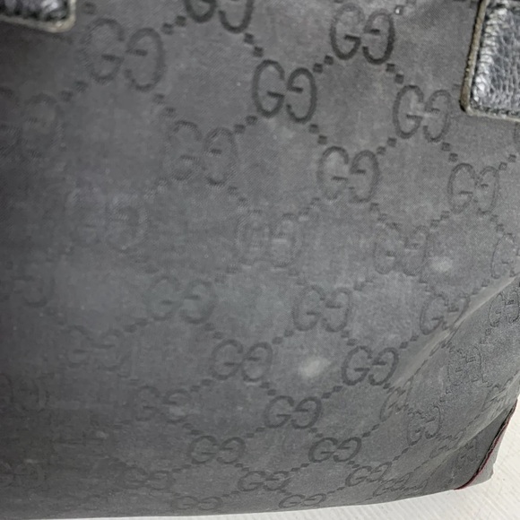 Gucci Womens Monogram GG Vintage Canvas Tote  Large-Authentic-As Is (REHAB)w COA - Picture 6 of 9